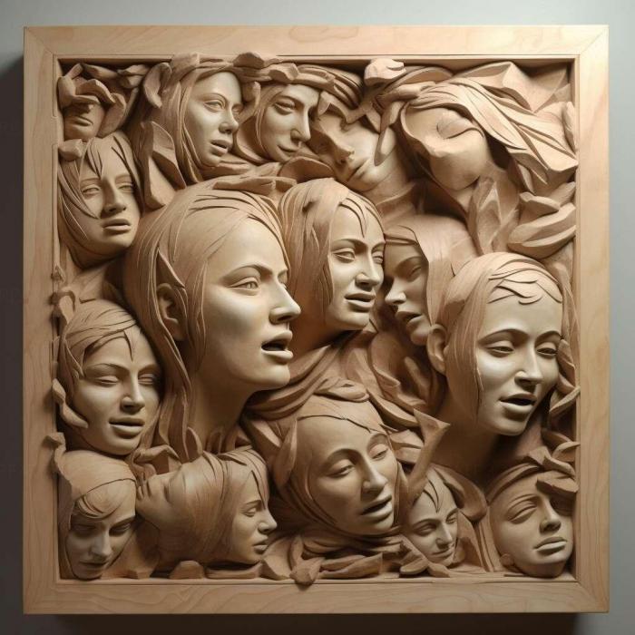 نموذج ثلاثي الأبعاد لآلة CNC 3D Art 